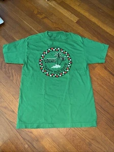 Vans Van Doren Happy Holidays T Shirt M Green - Imagen 1 de 7