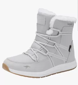Botas KangaROOS Leyla RTX para mujer, gris acero, forradas de lana talla UK 4 EU 37 #559 - Imagen 1 de 23