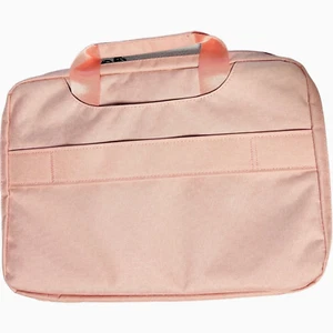 Pink Laptop Bag Sleeve - 11.6-12.9 Inch - TSA Friendly 180° Opening - Organizer - Picture 1 of 5