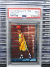 2005-06 Bowman Chrome Draft Picks & Prospects DPP Chris Paul Rookie RC 111 PSA 9