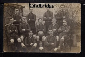 Cambridge, Chesterton Victoria Football Team 1906-7 - real photographic postcard - Foto 1 di 2