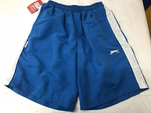 NUOVO pantaloncino da bagno uomo Small S Slazenger blu w30 nuovo senza etichette fondo - Foto 1 di 5