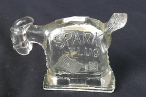 1923 Original Barney Google's Horse Spark Plug Glass Candy Container #295 - Picture 1 of 9