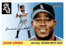 2004 Topps Heritage #7 Juan Uribe Chicago White Sox Card