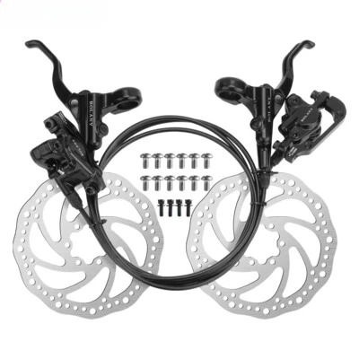 MTB Bicycle Oil Disc Brake 160mm Rotor Caliper Hydraulic Front Rear Brake Parts - Image 1 of 4