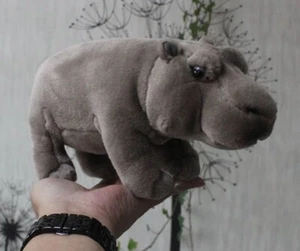 Hippopotamus Hippo 8.5 Inch Stuffed Animal Plush Toys Toddler Doll Kids Gifts - Picture 1 of 5