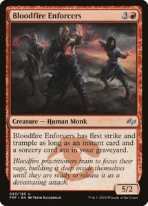 MTG Bloodfire Enforcers Fate Reforged 093/185 Regular Uncommon Near Mint NM - Picture 1 of 1
