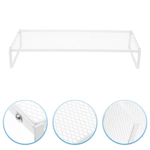 Étagère surélevée pour ordinateur rehausseur de bureau pour moniteur support ordinateur portable - Photo 1/12