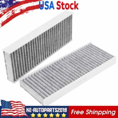 2x Filtro de aire de cabina de carbón activado para Nissan Frontier Equator NV3500 NV3500 Foto 1 de 4