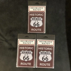 (3) Lote de imanes de coche de 4,5” nuevo histórico de Estados Unidos Ruta 66 Nuevo México - Hecho en EE. UU. - Imagen 1 de 4