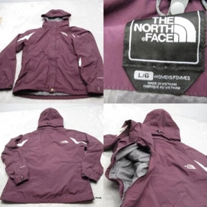 The North Face Jacket Womens Large Purple HyVent Hooded Rain Triclimate Shell - Picture 1 of 21