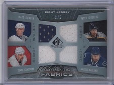 2007 SP Game Used Edition Authentic Fabrics Eights /5 Mats Sundin Peter Forsberg