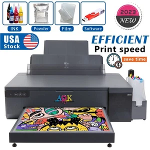 AOK 2023 New L18058 A3+ DTF Printer 13x19 In. For T-shirt with XP600 Print head - Picture 1 of 12