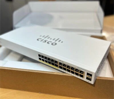 Cisco Business CBS110-24PP-D Unmanaged Switch | 24 Port GE | Partial PoE | 2x1G - Image 1 of 2