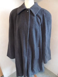 Cappotto lungo invernale donna vintage Pendleton lana vergine grigio USA parka taglia 12 - Foto 1 di 11
