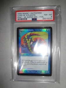 MTG MAGIC THE GATHERING CARD JSS JR SUPER SERIES LORD OF ATLANTIS FOIL PSA POP 1 - Picture 1 of 3