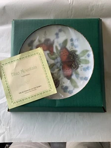 1983 Franklin Mint Butterflies of the World Teller Blue Mountain John Wilkinson - Bild 1 von 9