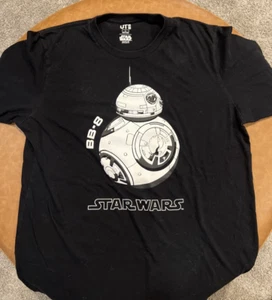 T-Shirt Star Wars BB-8 UT Uniqlo Größe L schwarz - Bild 1 von 5