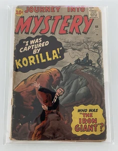 JOURNEY INTO MYSTERY #69 1961 ATLAS MARVEL COMICS CAPTURED BY KORILLA IRON GIANT - Picture 1 of 9