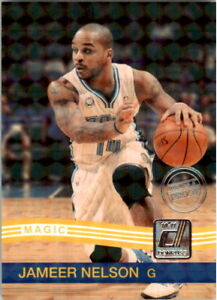 2010-11 Donruss Press Proofs Magic Basketball Card #179 Jameer Nelson /100