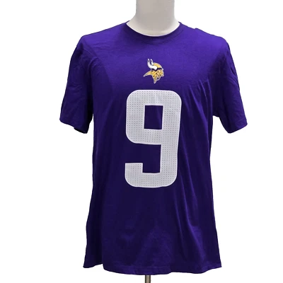 Camiseta Nike Minnesota Vikings NFL Nueva con Etiquetas #9 McCarthy Púrpura Mediana Manga Corta Foto 1 de 4