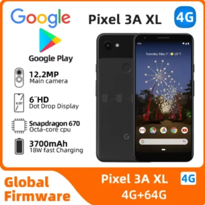 全球版谷歌 pixel 3A XL 4GB 64GB Snapdragon 670 Octacore NFC smartphon — 第 1/4 张图片