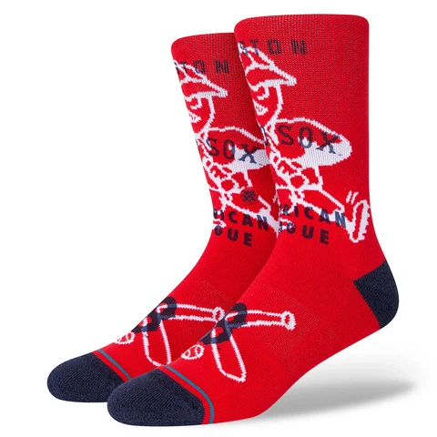 2023 Boston Red Sox "Hey Batter" Stance MLB Baseball Socks Lrg Men's 9-13 Cover
