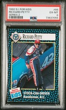 1992 Sports Illustrated For Kids Richard Petty #66 PSA 6 NASCAR GOAT **Pop 4**
