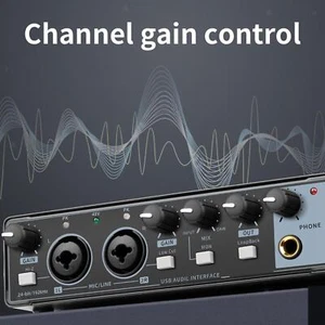 External Sound Card Audio Interface for Broadcasting Recording - Picture 1 of 12