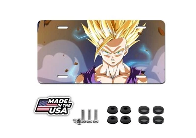 Gohan Dragon Ball Super Anime Popular License Plate Auto Truck Car Tag Gift - Image 1 of 4