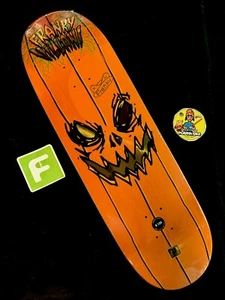SELTEN SIGNIERT Primitive FOS Franky Villani Pumping Skateboard Deck Halloween Ei - Bild 1 von 9