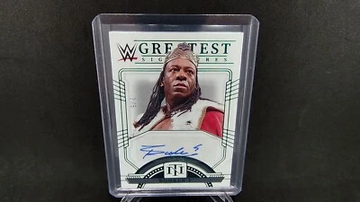 2024 National Treasures WWE Booker T Emerald Auto Greatest Signatures #WGBKT 3/5 - Image 1 of 2
