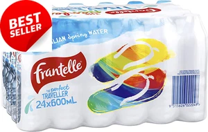 Frantelle Spring Water 600ml Pack of 24 Bottles, Refreshing Natural Water - Picture 1 of 12