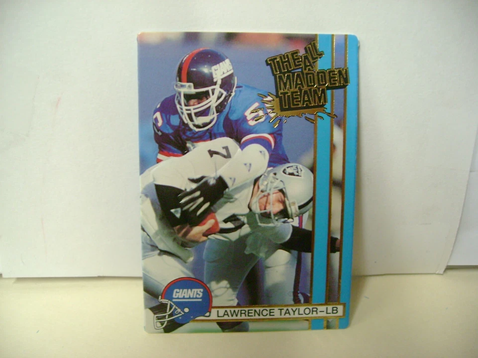 LAWRENCE TAYLOR  1990 ACTION PACKED ALL MADDEN TEAM  #12  EX - Image 1 of 1