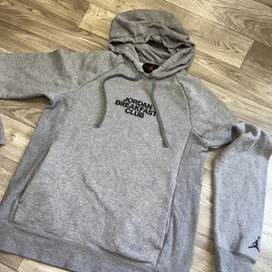 Jordan Breakfast Club Hoodie Mens Small Gray Sweatshirt Nike Basketball Air - Picture 1 of 17