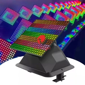 Shaking Head RGB Flat Panel Strobe Light Led Bar Background Moving Head Lights - Picture 1 of 8