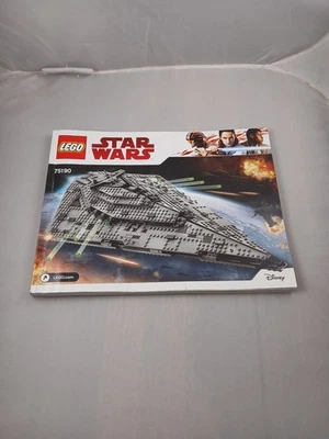 LEGO 75190 Star Wars First Order Star Destroyer Instruction Manual ONLY - Image 1 of 2