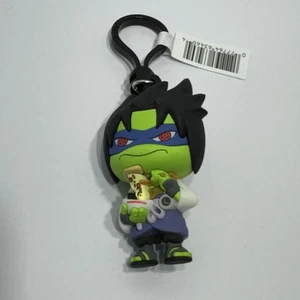 Teenage Mutant Ninja Turtles x Naruto Leo As Sasuke with Food Bag Clip Keychain - Picture 1 of 4