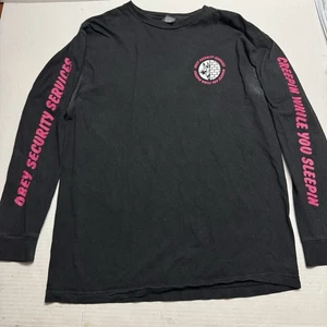 Camiseta OBEY Security Services Manga Larga Doble Cara Negra Talla: L (Defectuosa) - Imagen 1 de 10