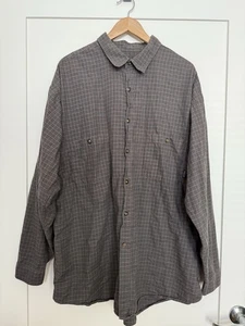 Vtg Patagonia Shirt Mens Sz XXL Brown Button Up Organic Cotton Casual Outdoor - Picture 1 of 11