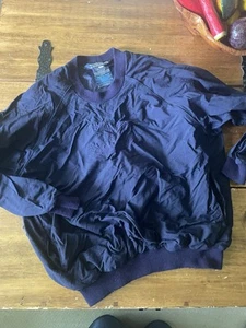 Vtg Sunderland of Scotland Weatherbeater Pullover Rain Windbreaker Golf Large L - Picture 1 of 9