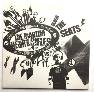 The Martini Henry Rifles vs Culprit - Slash the Seats * 7' Vinyl * Free P&P UK * - Image 1 of 4