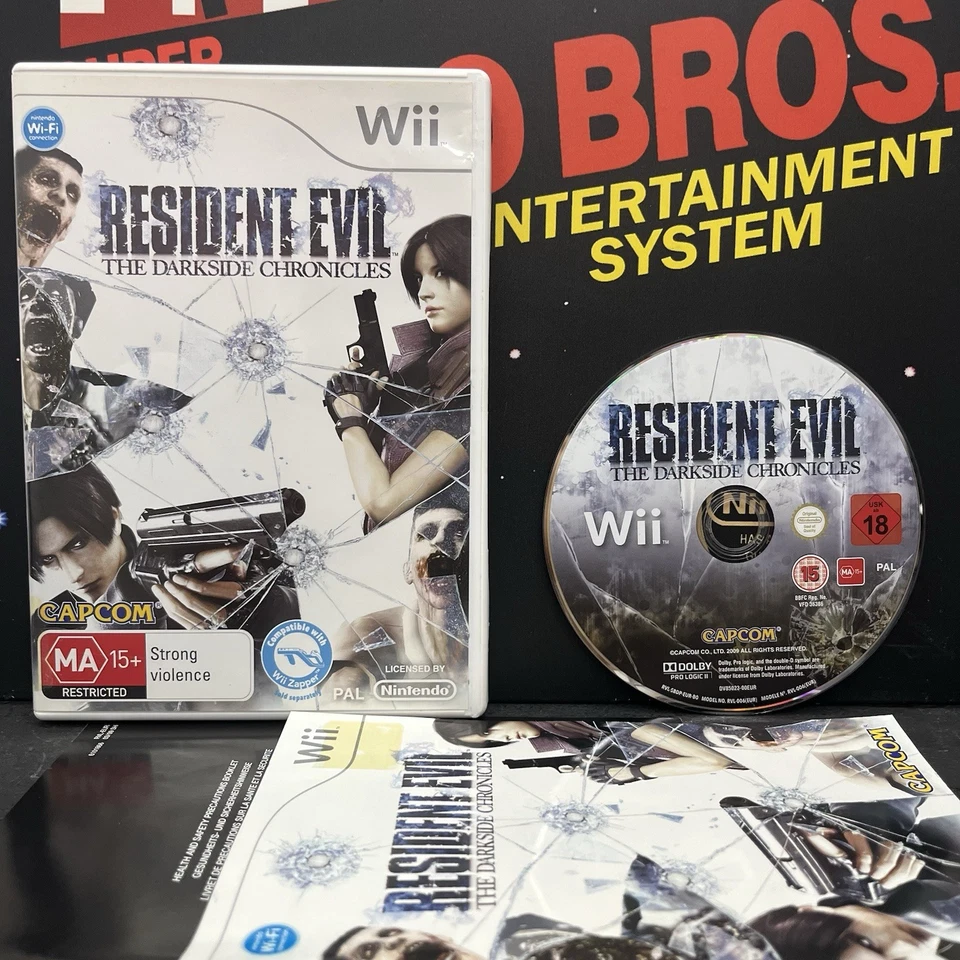 Resident Evil The Darkside Chronicles W.Manual Nintendo Wii TESTED FREE POSTAGE - Image 1 of 4