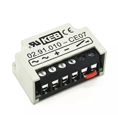 1 PCS  KEB 02.91.010-CE07 Half-wave Brake Rectifier 275VAC 0,45*Uin 1,2A - Image 1 of 4