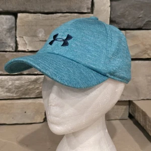 Under Armour UA Free Fit Youth Girls Boys Adjustable Hat Cap Strapback Turquoise - Picture 1 of 9