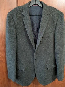 Herren Jcrew Ludlow Tweed Sportmantel Blazer Jacke 40R Tweed Grau Grau Wolle - Bild 1 von 10