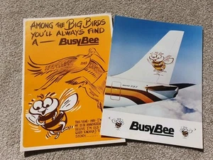 Busy Bee Airlines 15th Anniversary Brochures 1981 - Picture 1 of 10