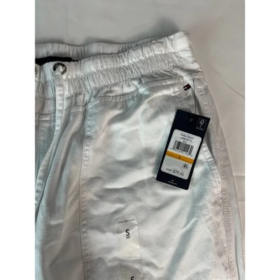 Tommy Hilfiger Pantalones de Sarga Blanco Cordón Cintura Mujer Talla S Nuevos Foto 1 de 4