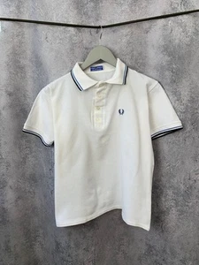 Fred Perry Sportswear Polo Vintage Retro Britain T-Shirt White Women's - Picture 1 of 12