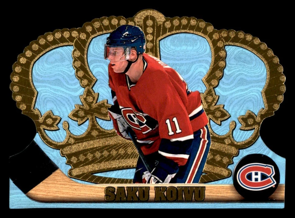 1997-98 Pacific Crown Royale Ice Blue Saku Koivu #69 - Image 1 of 2